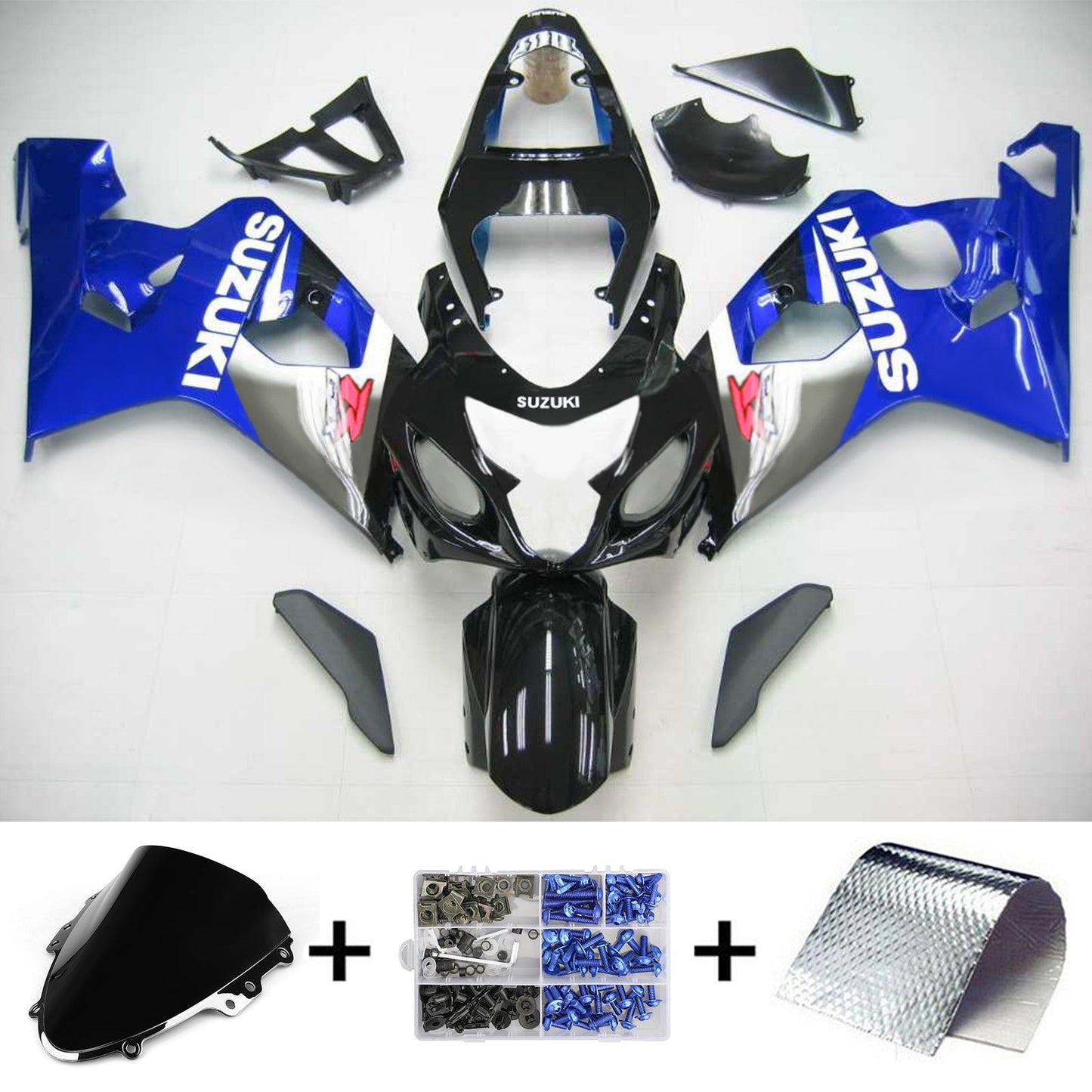 Suzuki GSXR 600/750 2004-2005 Kit Carena Carrozzeria Plastica ABS