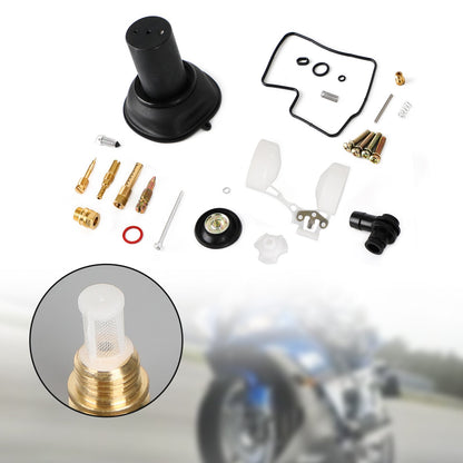 Carburatore Carb Rebuild Kit Con stantuffo e galleggiante adatto per Honda VLX400 Steed 400 Generico