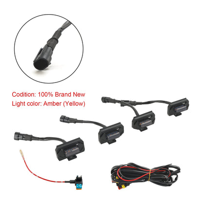 Luci della griglia a LED da 4 pezzi adatte per Toyota Tacoma TRD Off Road e TRD Sport 2020-2023