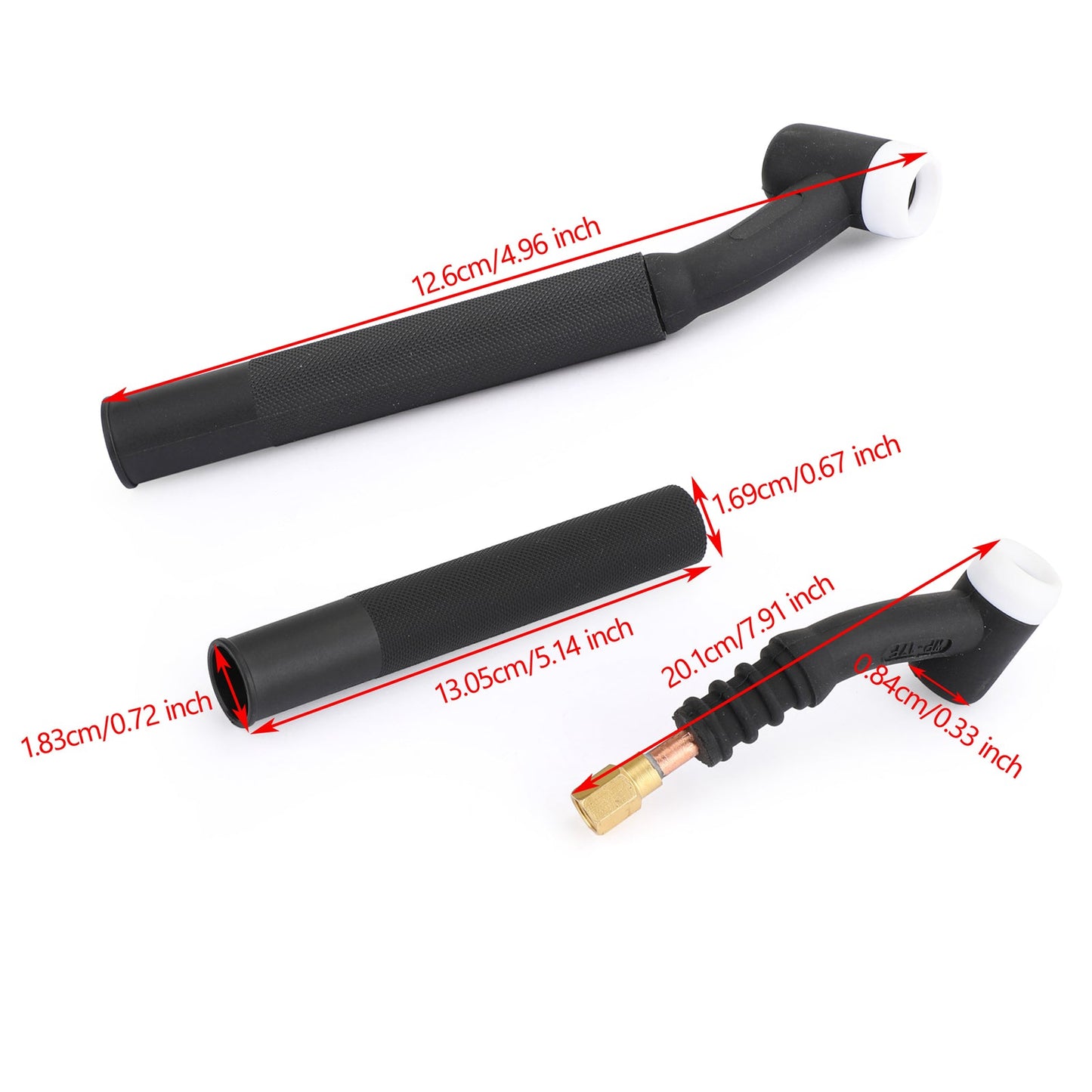 Corpo della testa della torcia per saldatura TIG WP-17/17F/17V 150Amp raffreddato ad aria con impugnatura