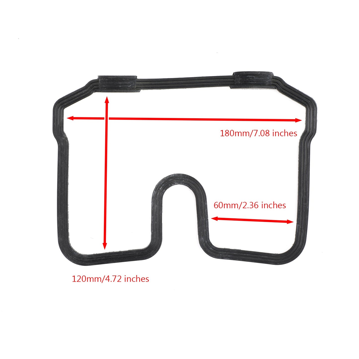 Guarnizione coperchio testata cilindro per Honda NX250 NX 250 AX-1 AX1 1988-1995 94 93 92 91 Generico