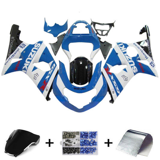 Amotopart Suzuki GSXR1000 2000-2002 K1 K2 Kit carena Carrozzeria Plastica ABS