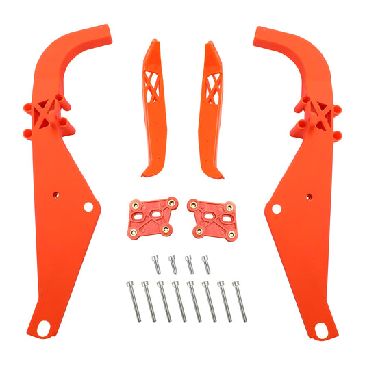 Carenatura interna Batwing Supporto altoparlanti Staffe per Touring Electra Glide 1996-2013 Generico