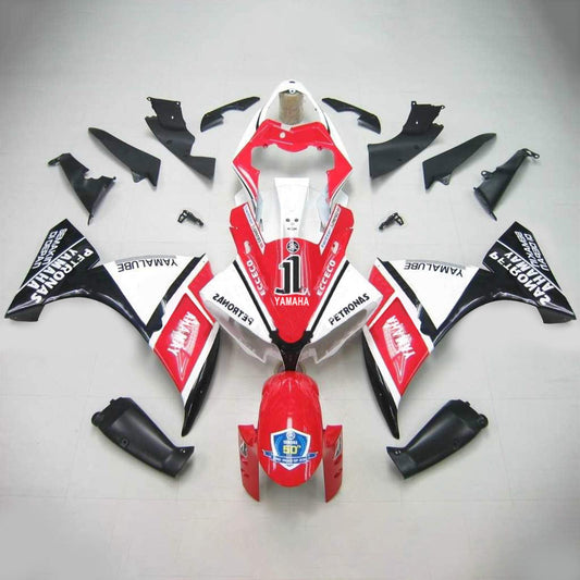 Amotopart Yamaha 2012-2014 YZF 1000 R1 Kit di paura rosso bianco