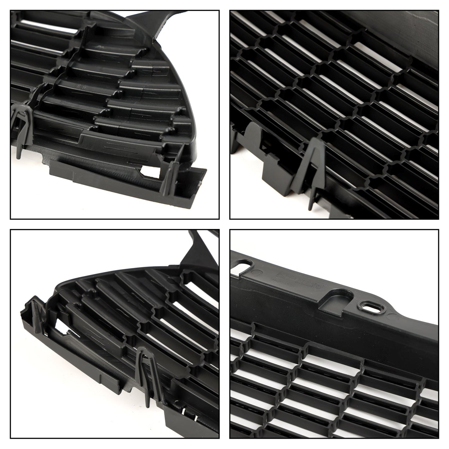 MINI R55 Cooper S e JCW 5 porte Estate 2008-2014 3 pezzi Griglia anteriore nera lucida