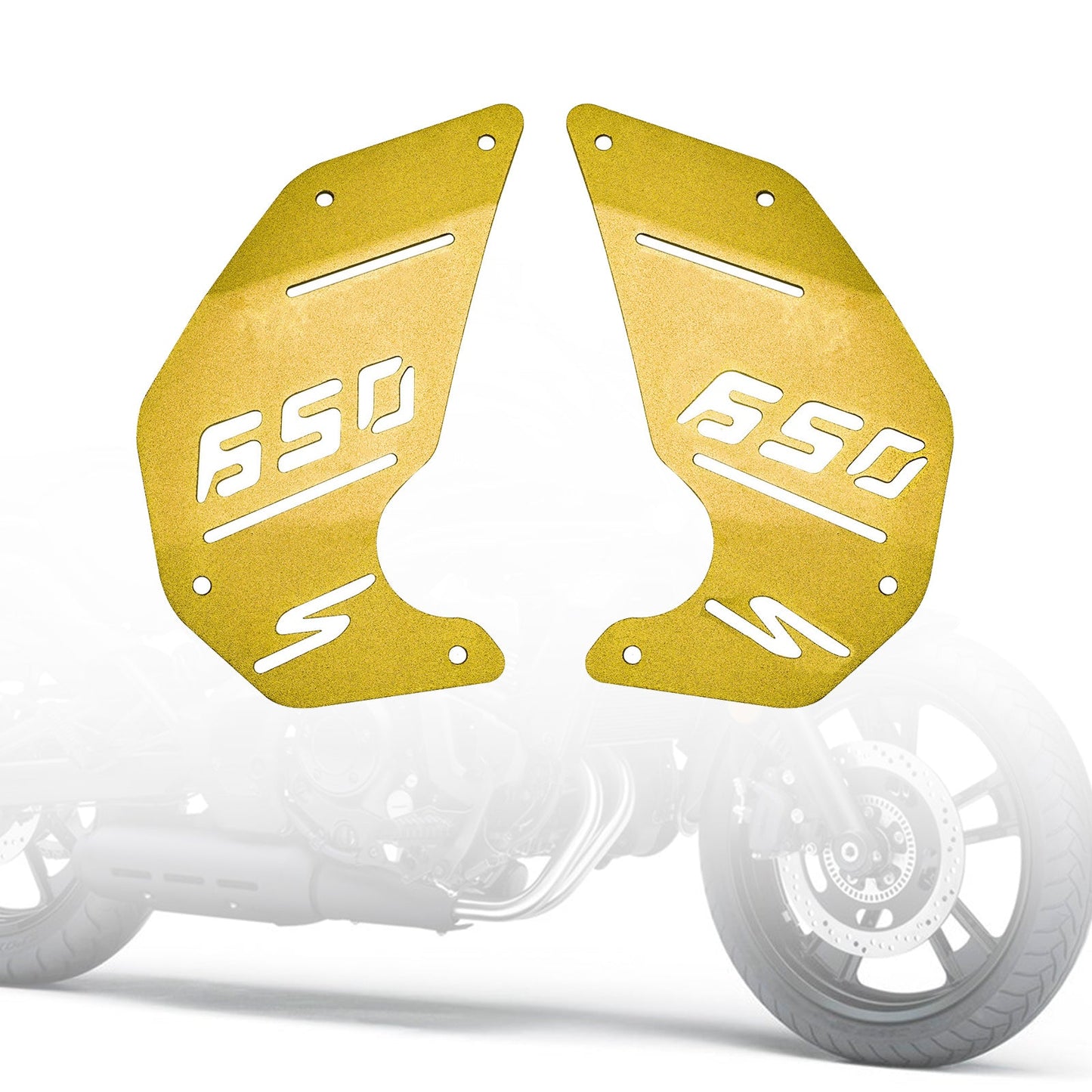 Piastra di copertura del motore pannello laterale oro per Kawasaki Vulcan S En650 Vn650 2015-2022 Cafe