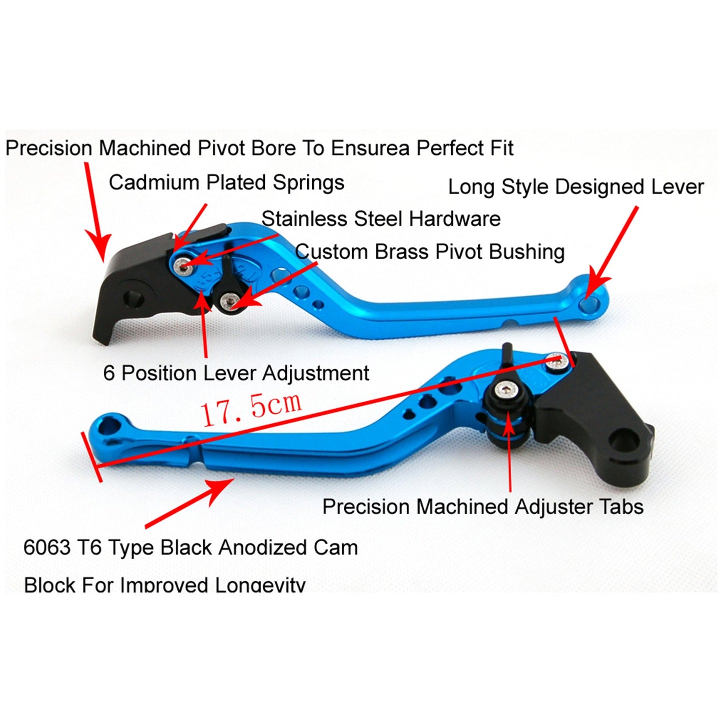 Leva Freno Frizione Lunga Per Honda CB500F CBR500R 13-15 CBR300RR CB300F 14-16 Generico