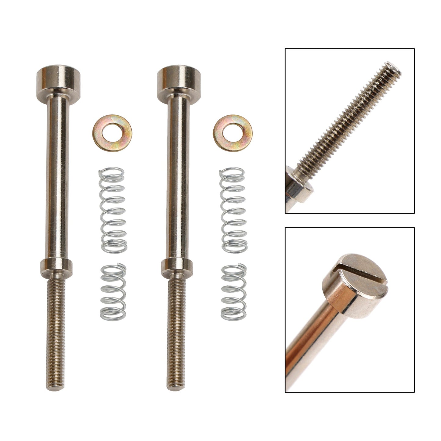 Kit di ricostruzione carburatore 2X Candela con vite del minimo adatta per Big Twin 90-06 27006-88