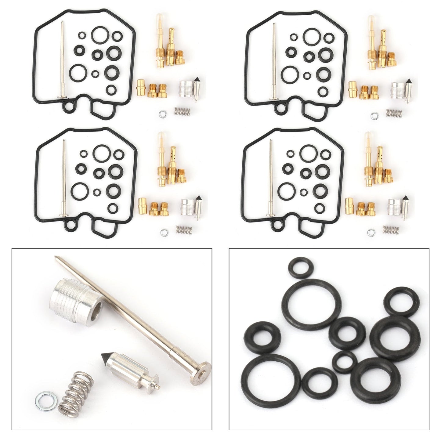 4 kit di ricostruzione riparazione carburatore carburatore per Honda CB750K 1979-1982 CB750F 1980-1981 generico
