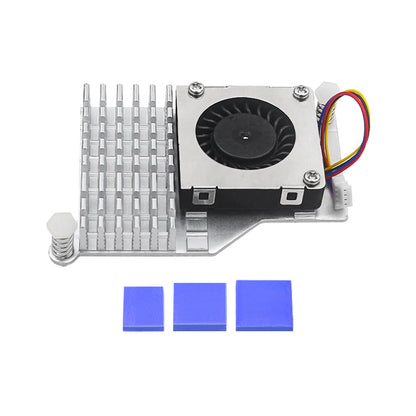 Ventola soffiante per dissipatore di calore in alluminio Raspberry pi con dispositivo di raffreddamento attivo per radiatore di quinta generazione