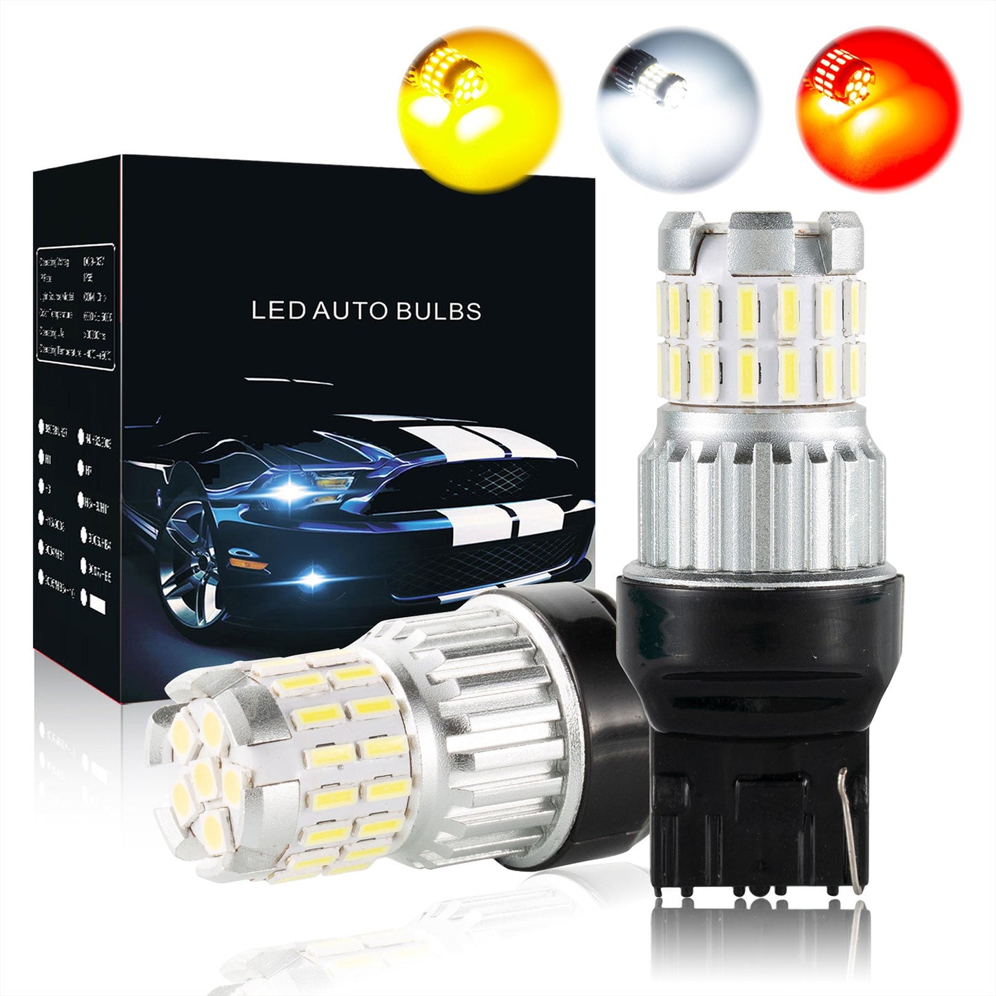 2x 1200LM Canbus LED Lampadina LED Daytime Running Light Lamp Bianco Generico
