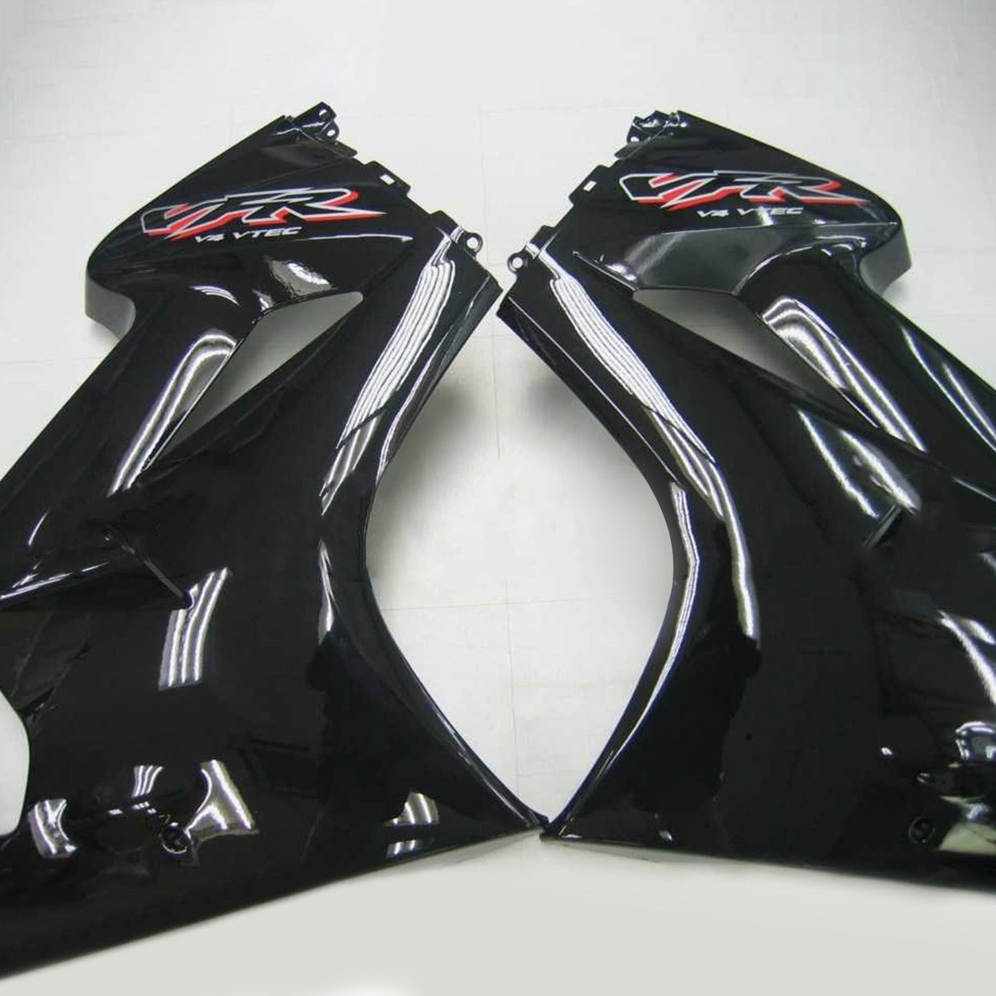 Amotopart 2002-2012 Honda VFR800 Gloss Black Fearing Kit