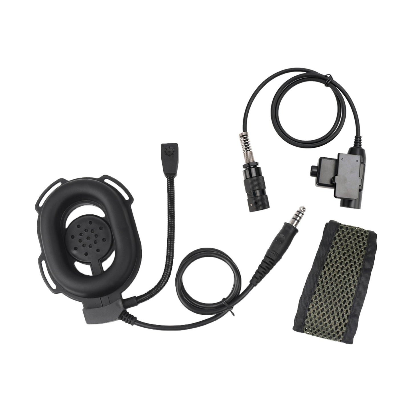 Per PRC148 PRC152 U329 Radio 6-Pin U94 PTT Z Cuffie tattiche Bowman Elite II