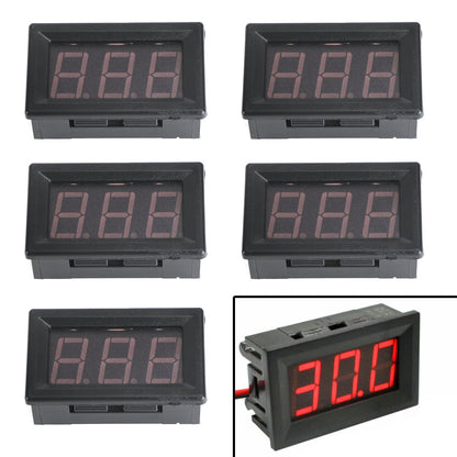 5Pcs Dc5-120V 0.56" 2 fili Led pannello display digitale voltmetro volt tester