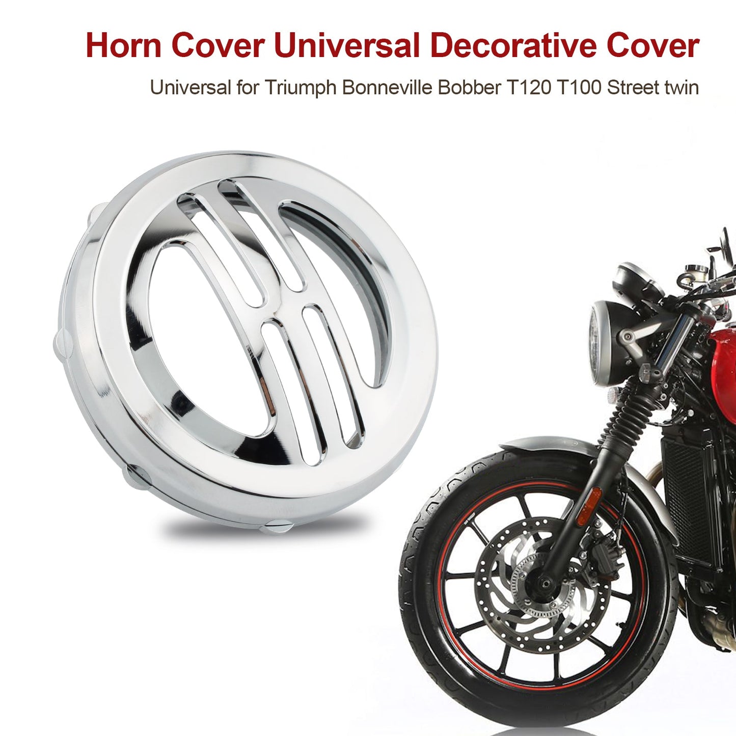 Cover Clacson Cover Decorativa Universale Per bobber T120 T100 Street twin Generico