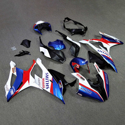 Amotopart 2019-2022 BMW S1000RR/M1000RR White Blue Red Racing Kit Kit