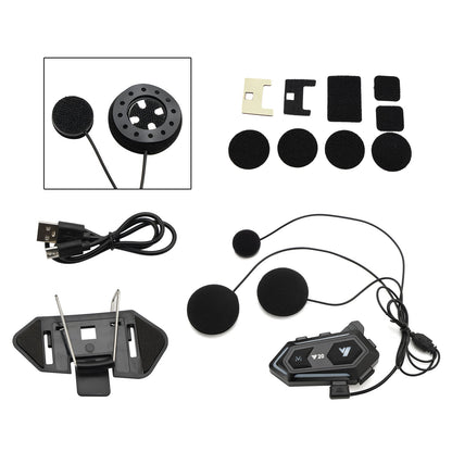 Casco auricolare Bluetooth auricolare lettore wireless universale Y20 per moto