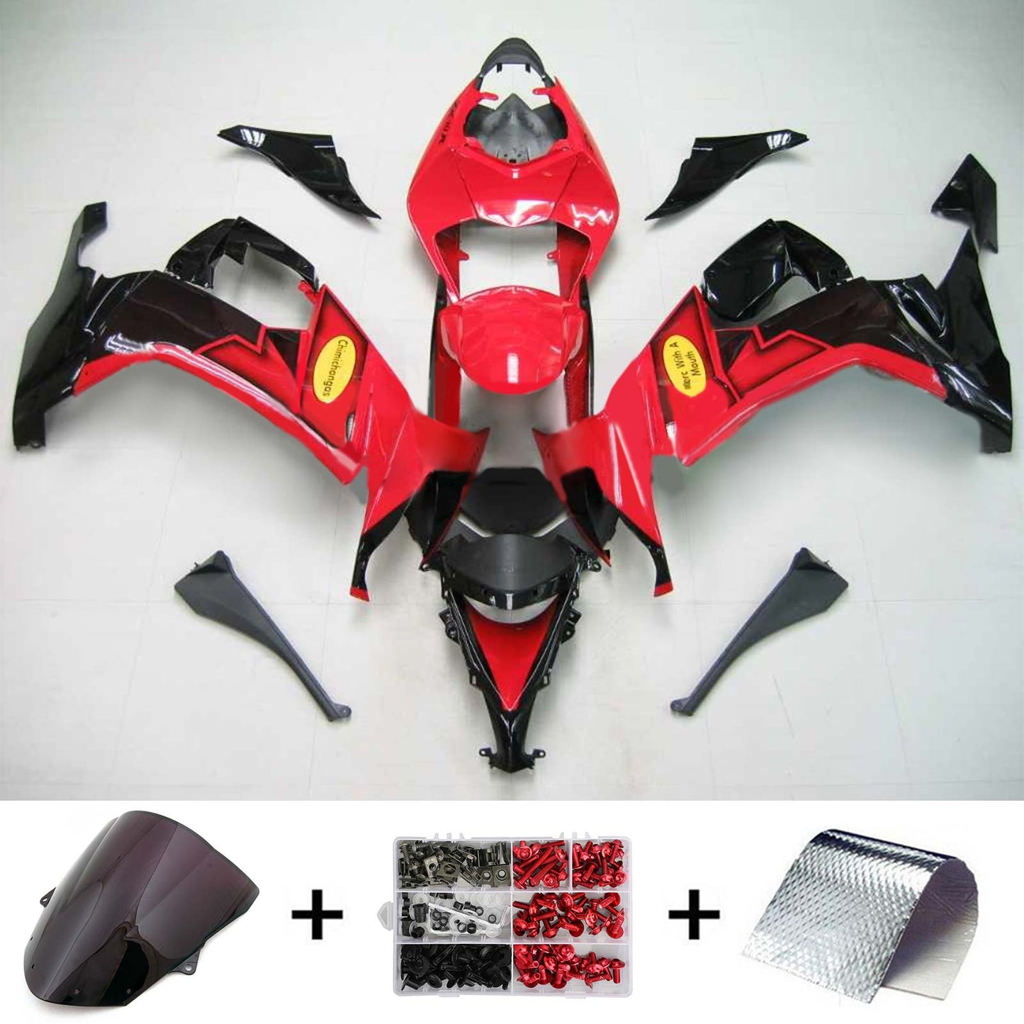 Kit carenatura per Kawasaki ZX10R 2008-2010 Generico