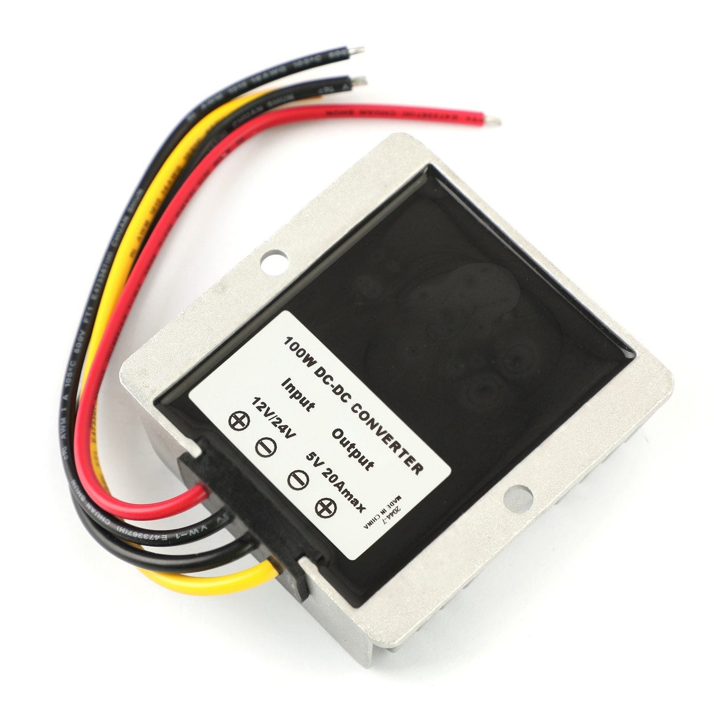 Impermeabile 12V/24V a 5V 20A 100W Step Down Regolatore convertitore di potenza DC/DC