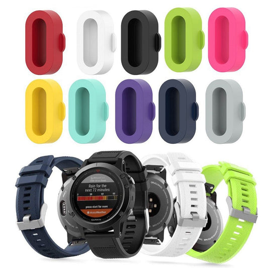 10 pezzi protezione porta caricatore in silicone colorato anti-polvere adatta per Garmin Fenix 5