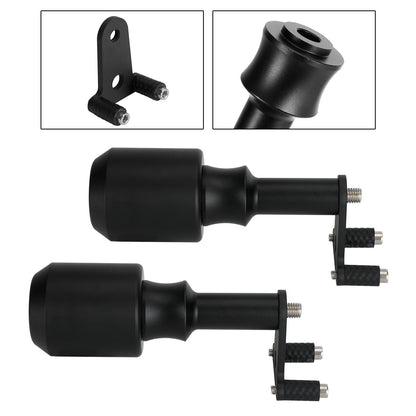 Kawasaki Ninja Z400 18-21 500 2024-2025 Protezione Slider Crash Bobbins Alluminio Nero