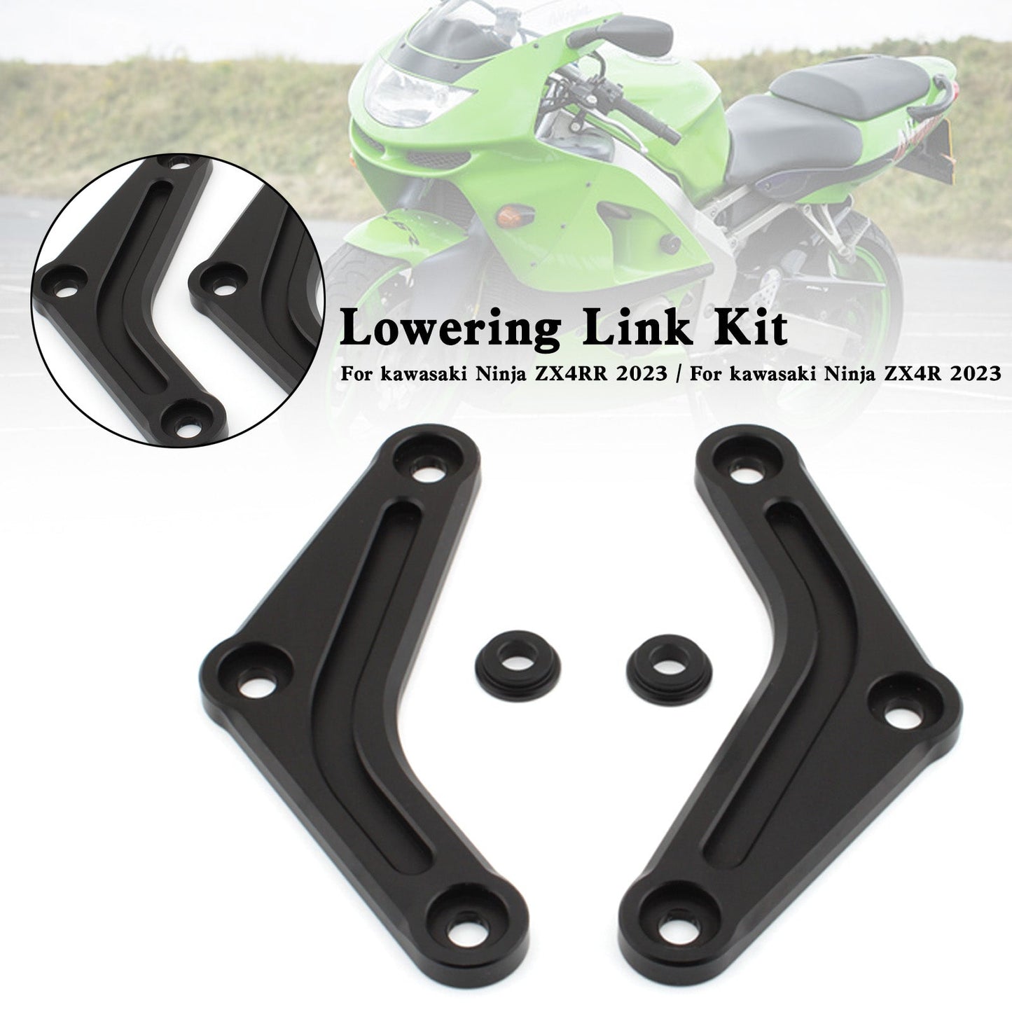 Kit di collegamento abbassamento regolabile Kawasaki Ninja ZX-4R / ZX4RR 2023-2025 ZX4R