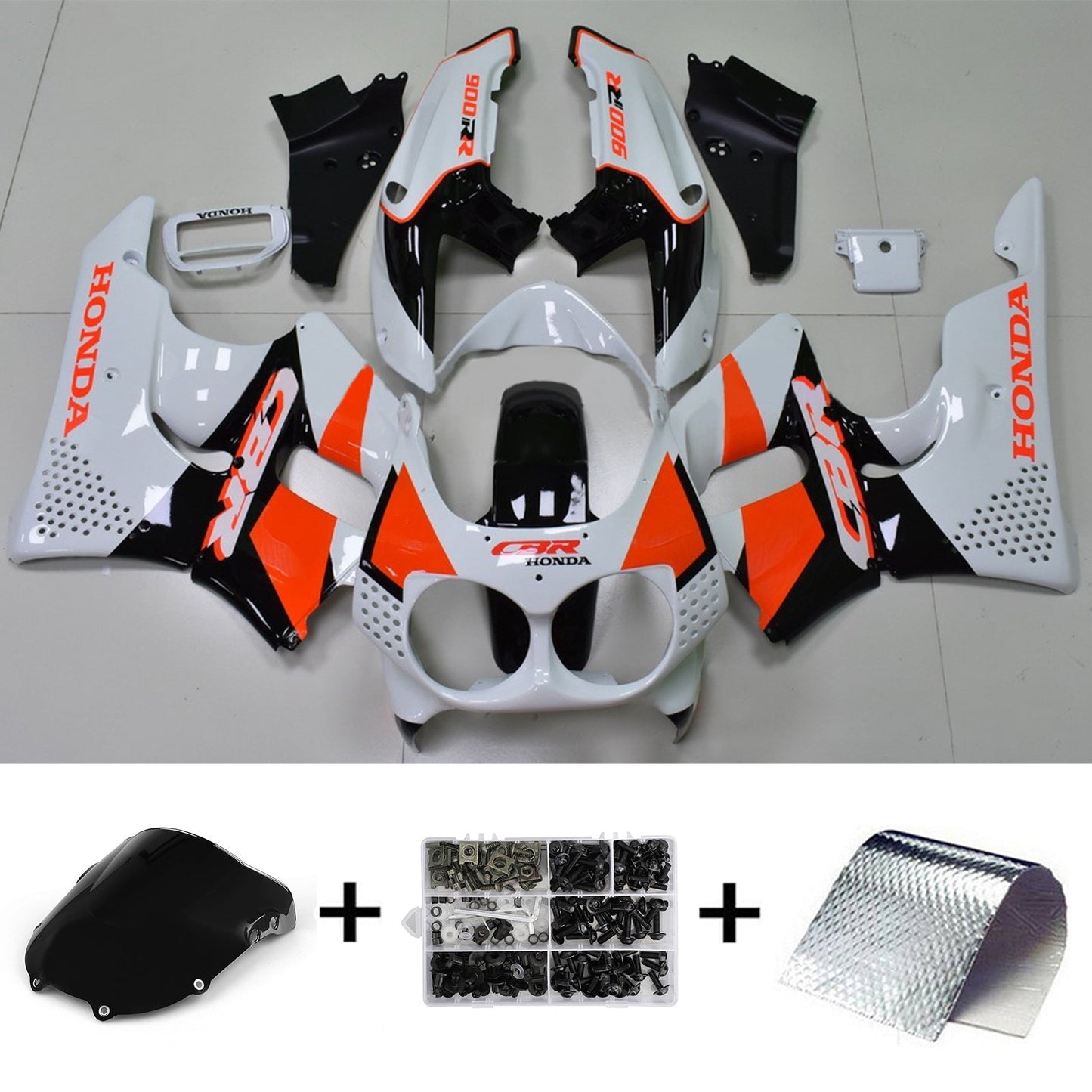 Amotopart Honda CBR900RR 893 1992-1993 Disory Kit Body Plastic Abs