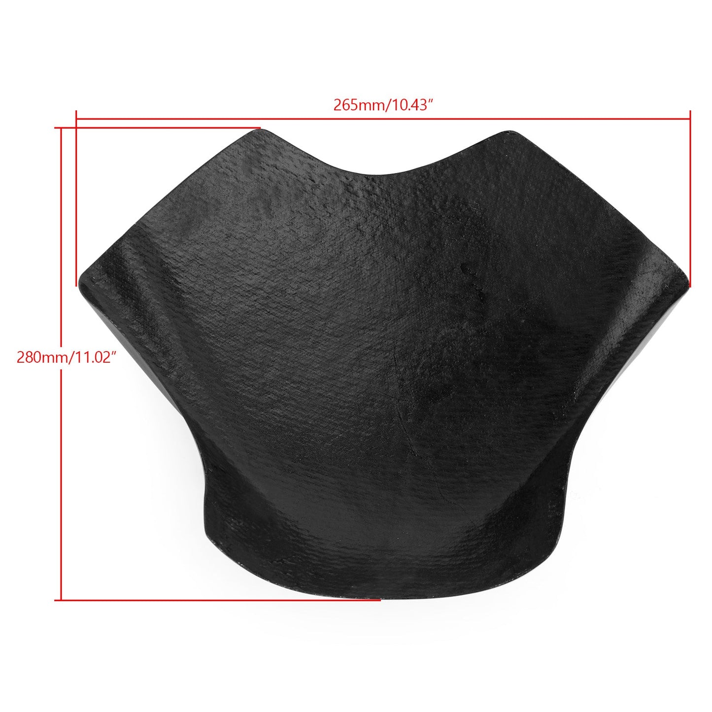 Yamaha YZF-R6 2008-2016 Protezione per carenatura del pannello del coperchio del serbatoio del gas in carbonio