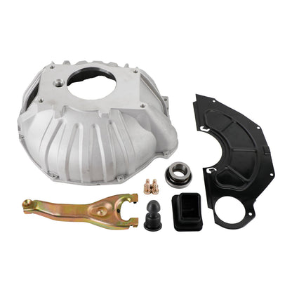 1968-1974 Chevy II, Nova* 3899621 Kit alloggiamento campana e forcella frizione da 11", cuscinetto estraibile e copertura Fedex Express