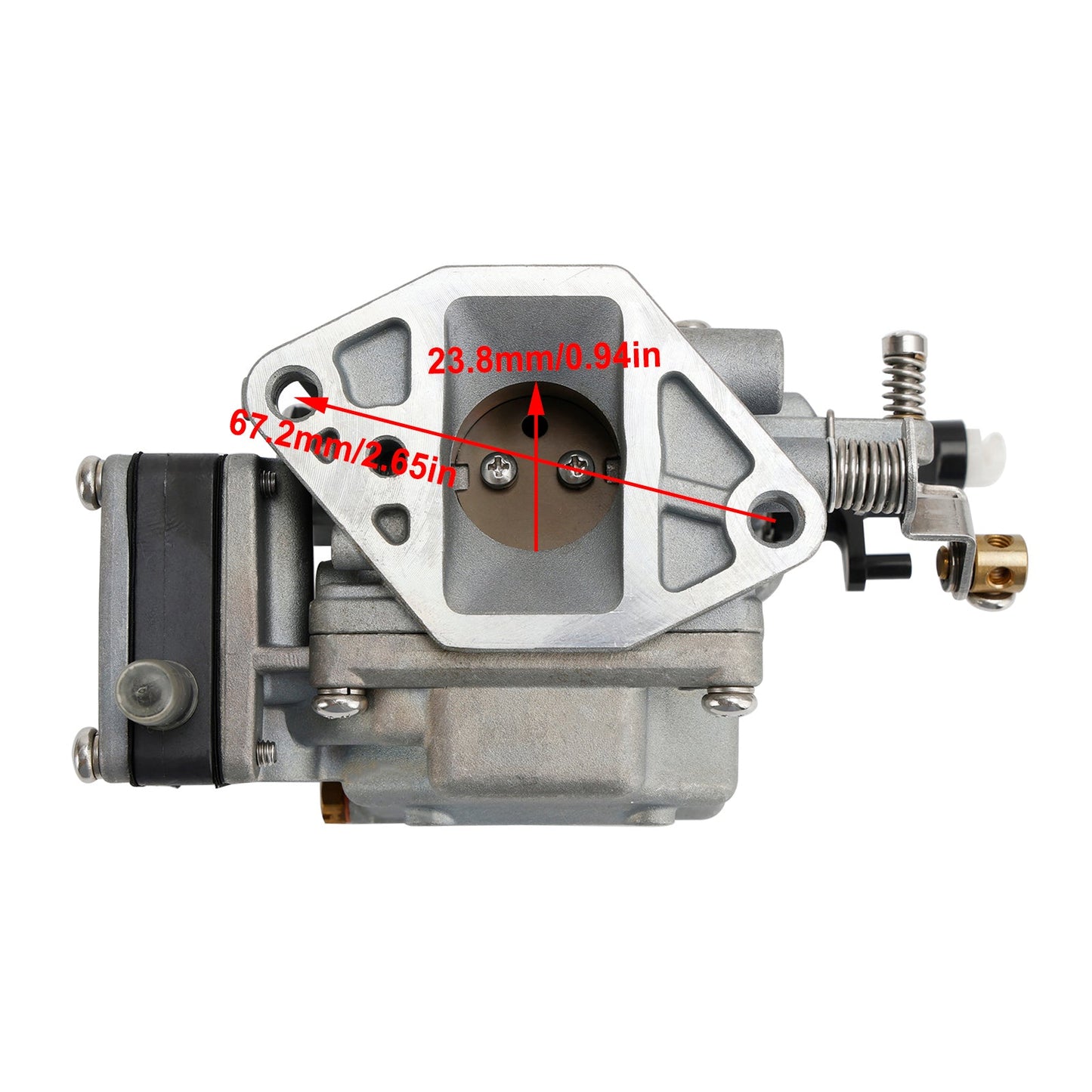 Carburatore Carb adatto per motore Yamaha/Parsun 2 tempi 9,9 HP 15 HP 63V-14301-10
