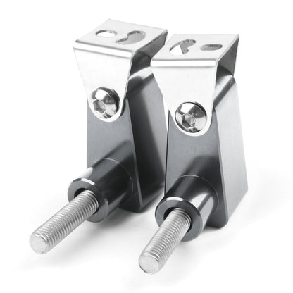 Coppia CNC Titan M8 Supporto per staffa di montaggio per fendinebbia per fari per motociclette