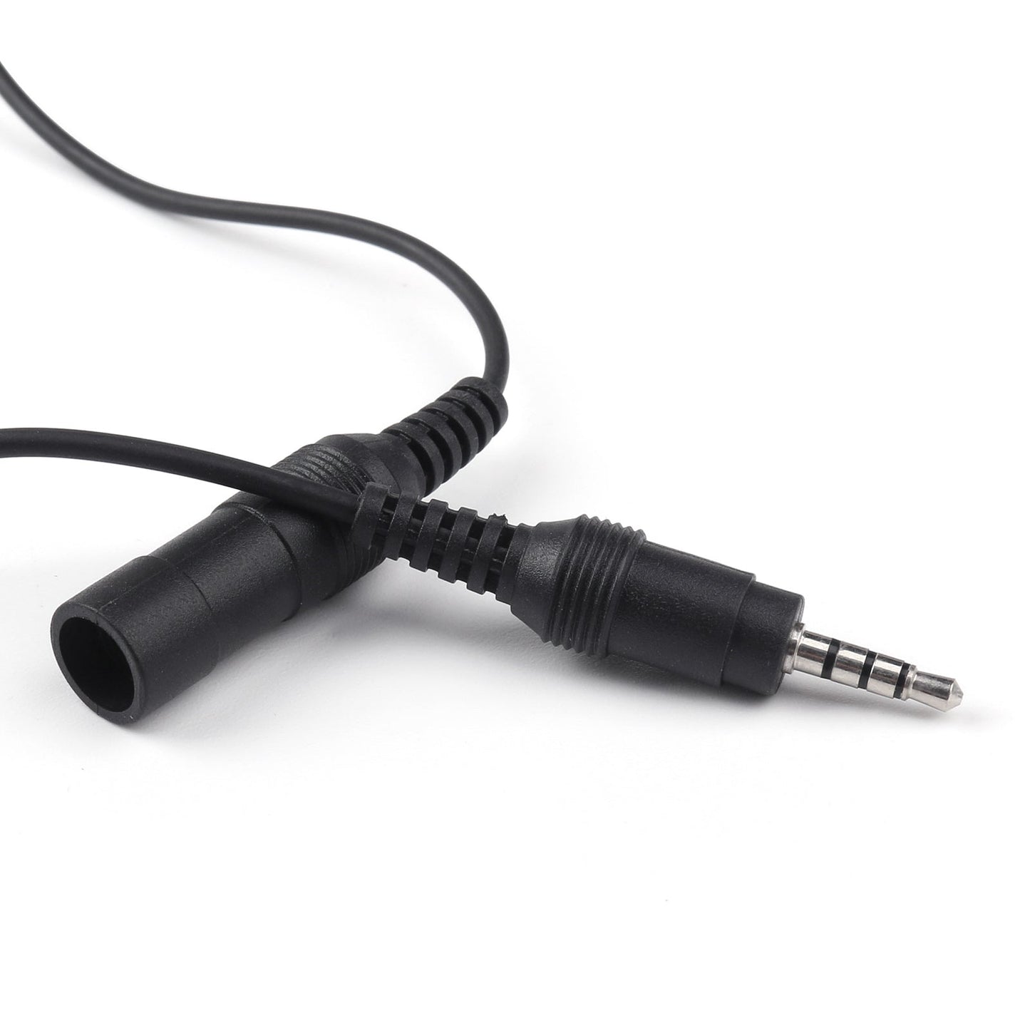 Dito PTT Moto Casco Auricolare MIC per Radio Kenwood Retevis TYT Baofeng