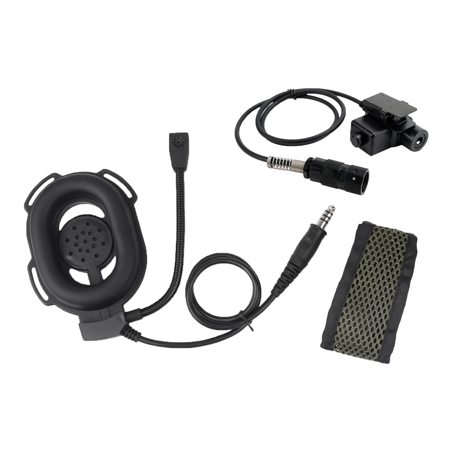 Per PRC148 PRC152 U329 Radio 6-Pin U94 PTT Z Cuffie tattiche Bowman Elite II