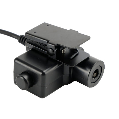 Per Hytera PD415 PD500 PD565 6Pin U94 PTT 7.1-A3 Cuffia a tubo singolo trasparente