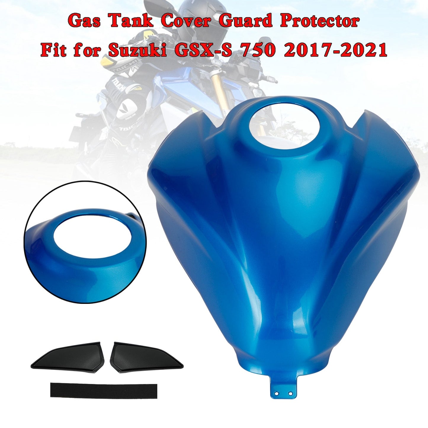 Protezione protezione coperchio serbatoio benzina Suzuki GSX-S 750 GSXS 2017-2021