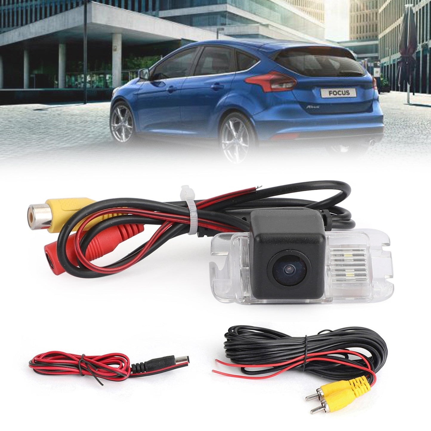 Telecamera retromarcia 170¡ã Adatta per FORD MONDEO/FIESTA/FOCUS HATCHBACK/S-Max/KUGA