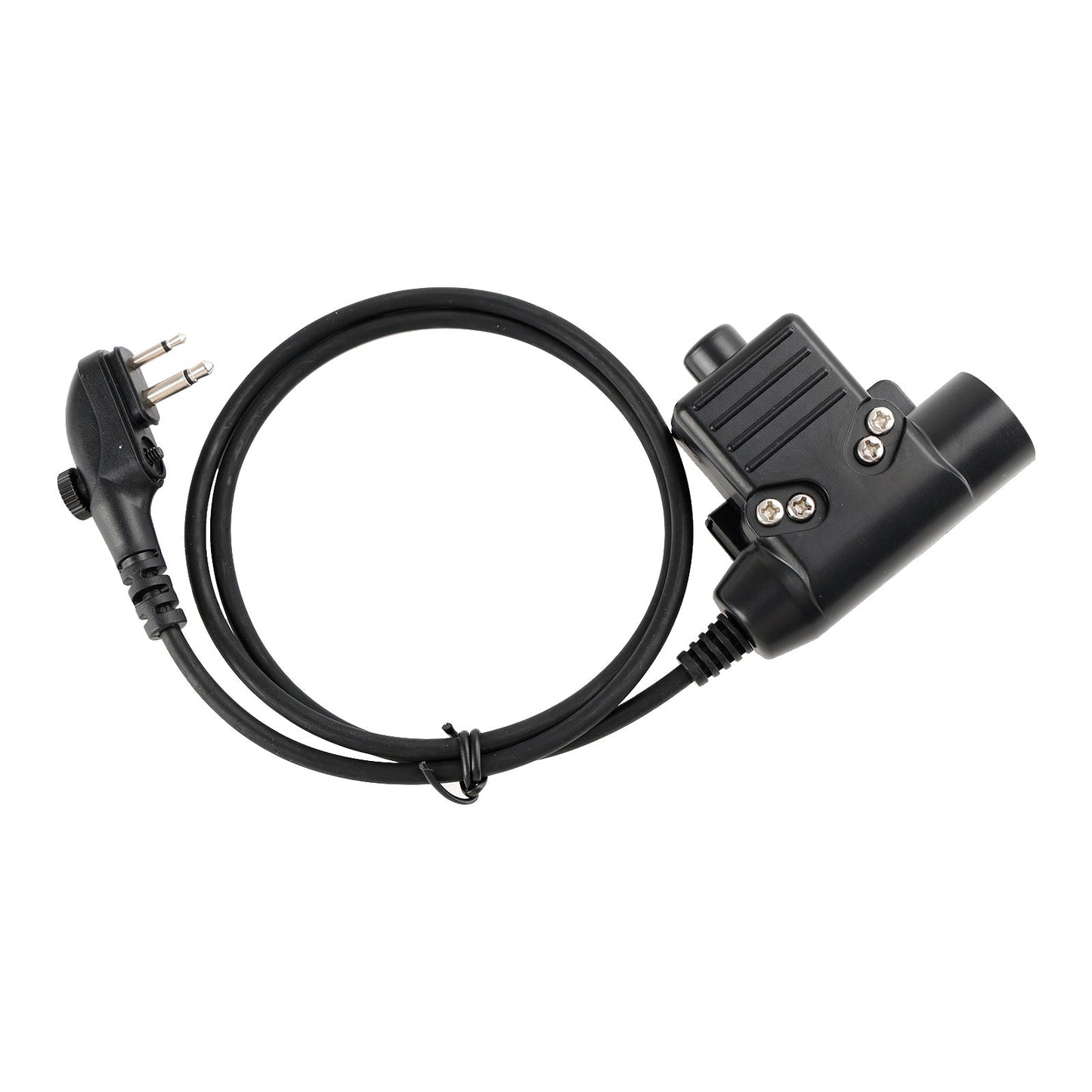 Per Hytera PD415 PD500 PD565 6Pin U94 PTT 7.1-A3 Cuffia a tubo singolo trasparente