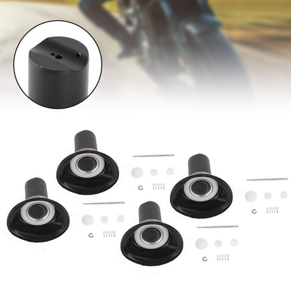 4x kit di riparazione del diaframma dello stantuffo del carburatore adatto per Yamaha XJR400 1993-2000 generico