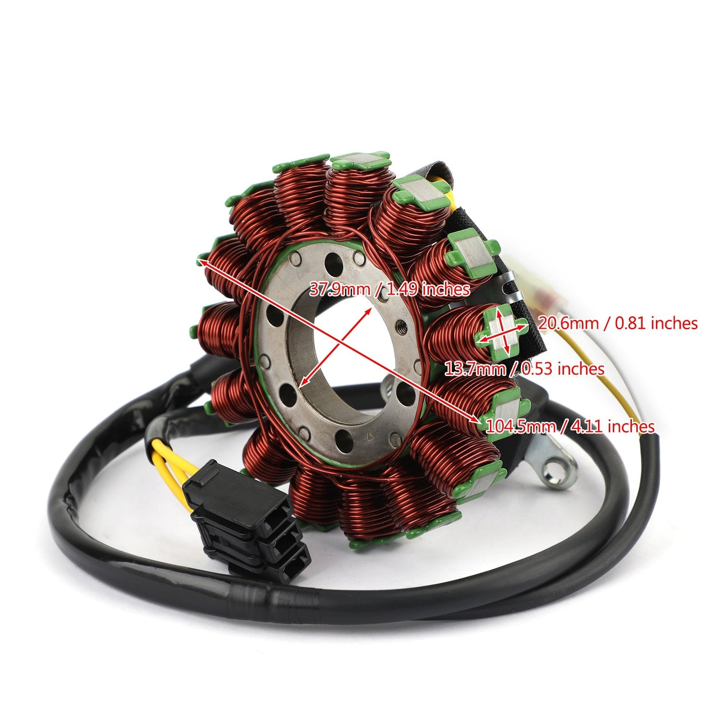 Areyourshop GENERATORE STATORE ALTERNATORE Adatto per Honda CBR1000RR 2008 2009 #.31120-MFL-641 Generico