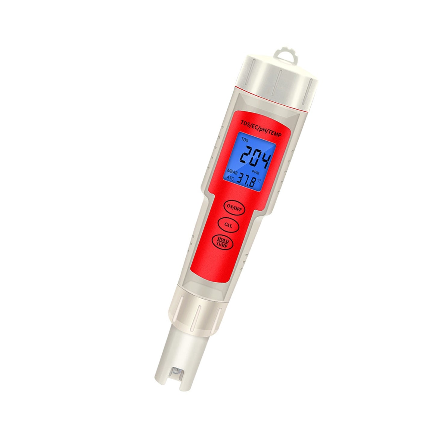 Tester di analisi della qualità dell&#39;acqua della penna del misuratore digitale 4in1 PH/TDS/EC/temperatura