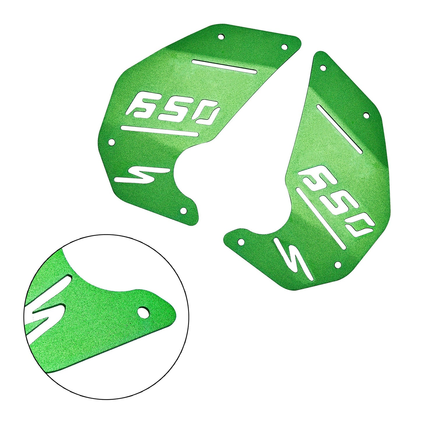 Kawasaki Vulcan S En650 Vn650 2015-2022 Piastra di copertura del motore Pannello laterale verde Cafe
