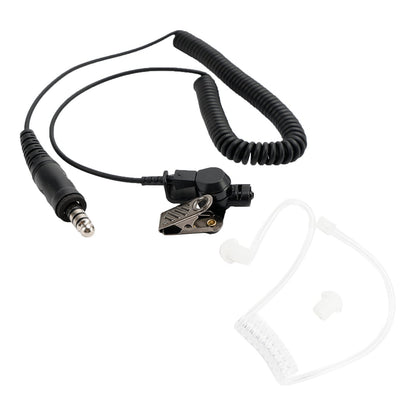 7.1-A3 Auricolare con tubo dell"aria trasparente ad ascolto singolo Cuffia intraauricolare da 7,1 mm