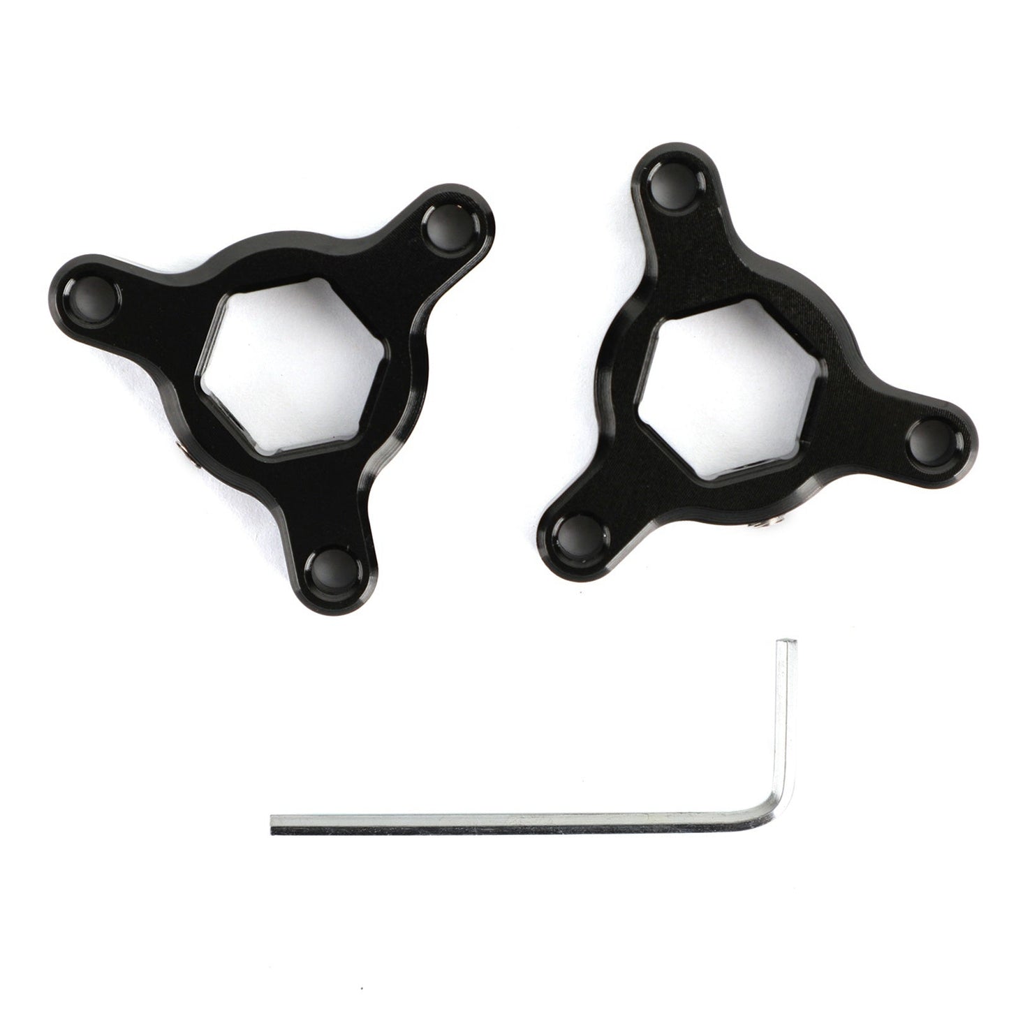 Regolatori pre forcella neri 14MM adatti per Kawasaki Ninja ZX6R ZX10R ZZR1400 Z800 generico