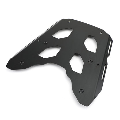 Portapacchi posteriore nero per bauletto per Kawasaki KLE650 Versys 650 16-2019 Generico