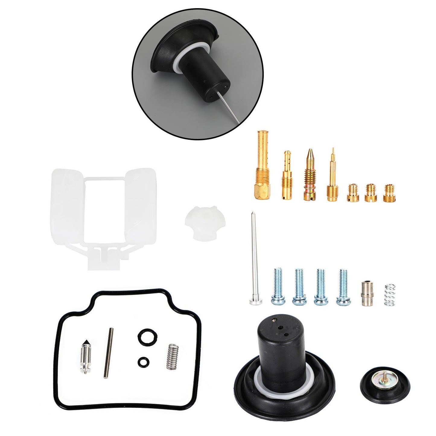 Carburatore Carb Rebuild Kit adatto per Honda CN/CH250 Helix/FUSION 250 Big ship22 Generico