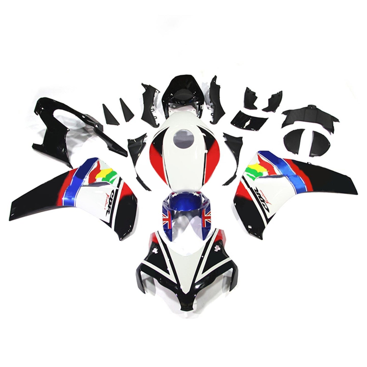 Amotopart Honda CBR1000RR 2008-2011 Kit carena Carrozzeria Plastica ABS