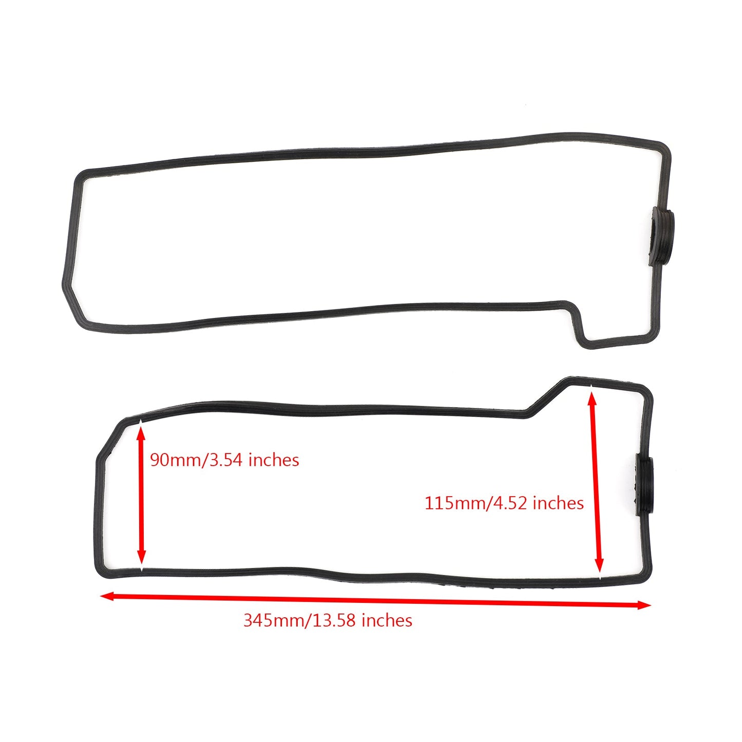 Guarnizione coperchio valvole per Honda GL1800 Goldwing 12491-MCA-000 12391-MCA-000 Generico