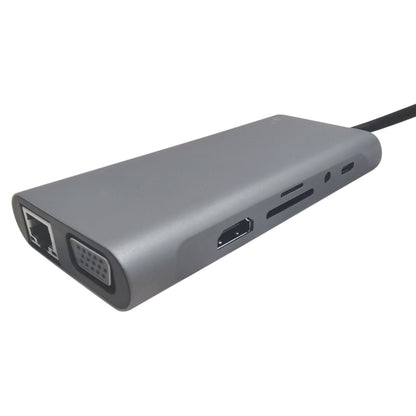 Uscita HD USB-C tipo C 11 in 1 HUB adattatore HD 4K USB 3.0 Dock multifunzione