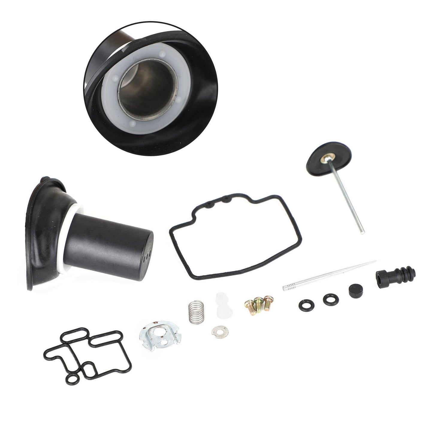 Kit riparazione carburatore diaframma stantuffo adatto per Yamaha SKYLINER MAJESTY YP250 1996-2003 Generico