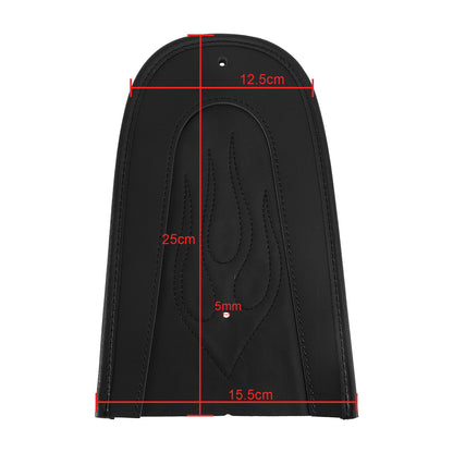 Bavaglino per parafango posteriore per sella monoposto in pelle sintetica nera per Sportster 1200 883 Generico